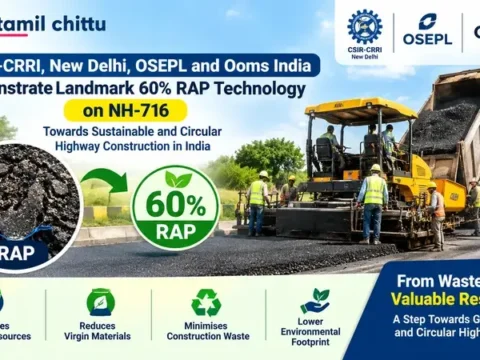 60% RAP Technology Demonstrated on NH-716 in India 60% RAP Technology demonstrated on NH-716 using reclaimed asphalt pavement