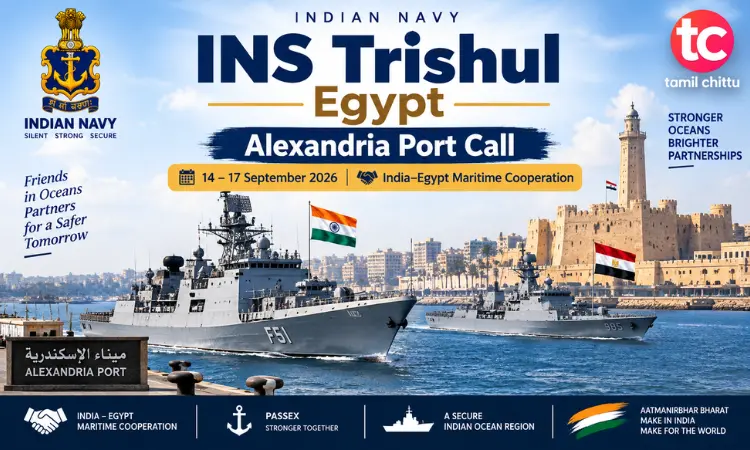 INS Trishul Egypt port call at Alexandria with Egyptian Navy