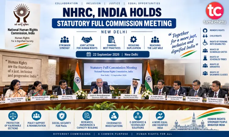 NHRC Commission Meeting : Key Human Rights Issues NHRC Commission Meeting on human rights protection
