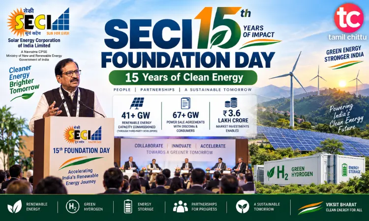 SECI Foundation Day : 15 Years of Clean Energy SECI Foundation Day celebration and India’s renewable energy transition