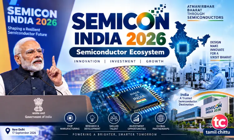 SEMICON India 2026 semiconductor ecosystem event in New Delhi