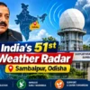 Sambalpur Weather Radar Strengthens Odisha Forecasting Sambalpur Weather Radar inaugurated under Mission Mausam in Odisha